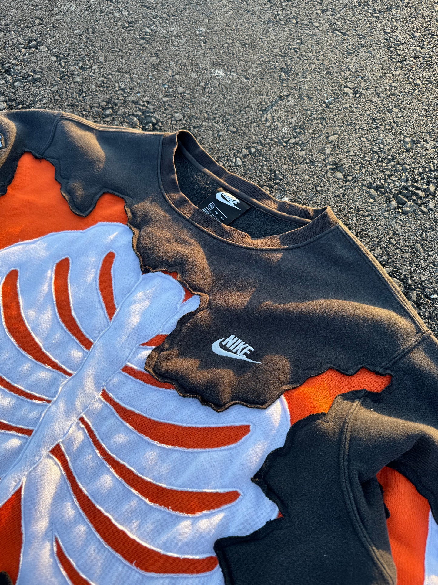 Black/Orange Crewneck (XL/XXL)