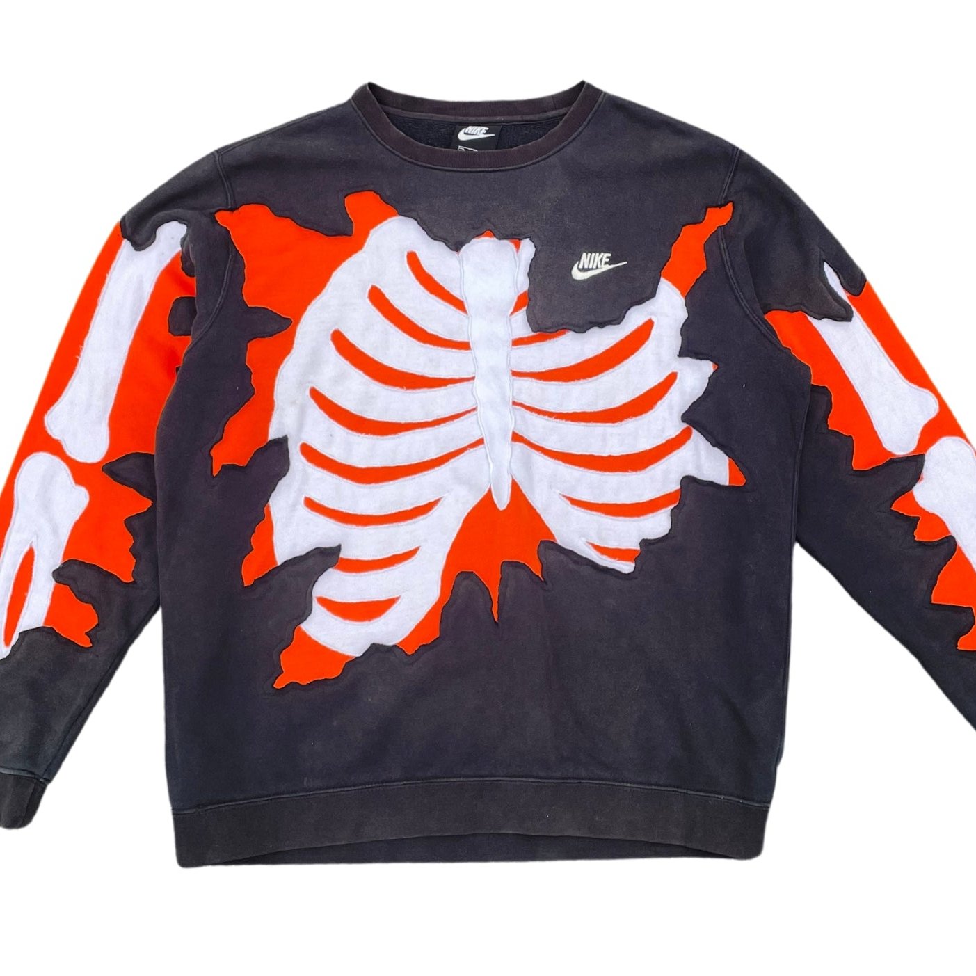 Black/Orange Crewneck (XL/XXL)