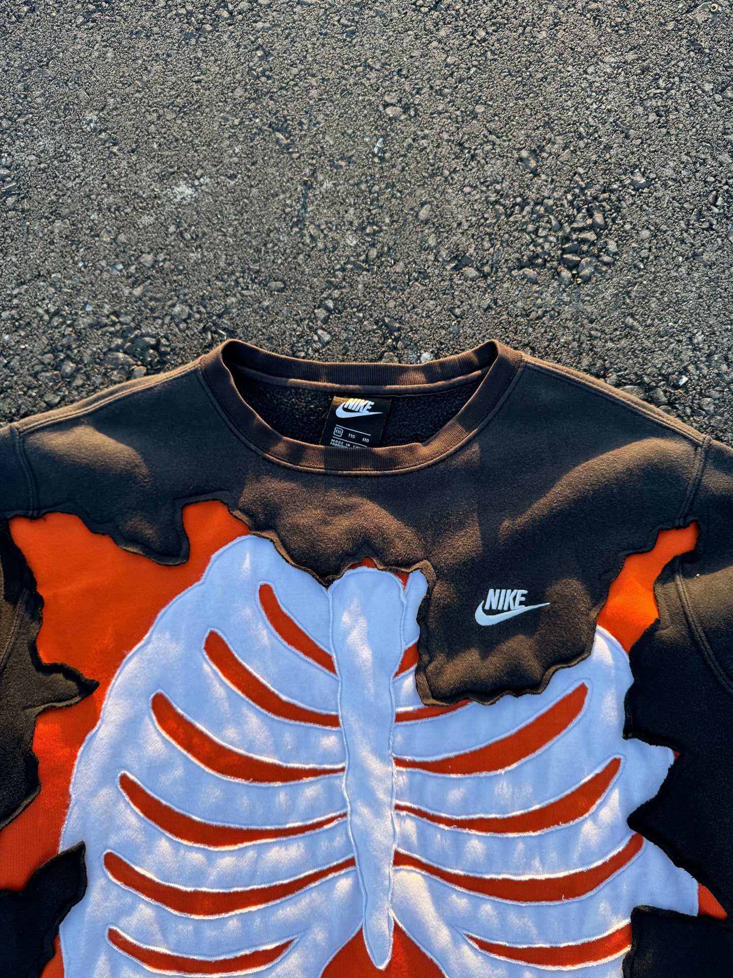 Black/Orange Crewneck (XL/XXL)