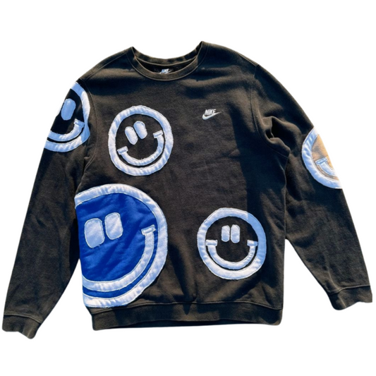 Black Smiley Crewneck (L/XL)